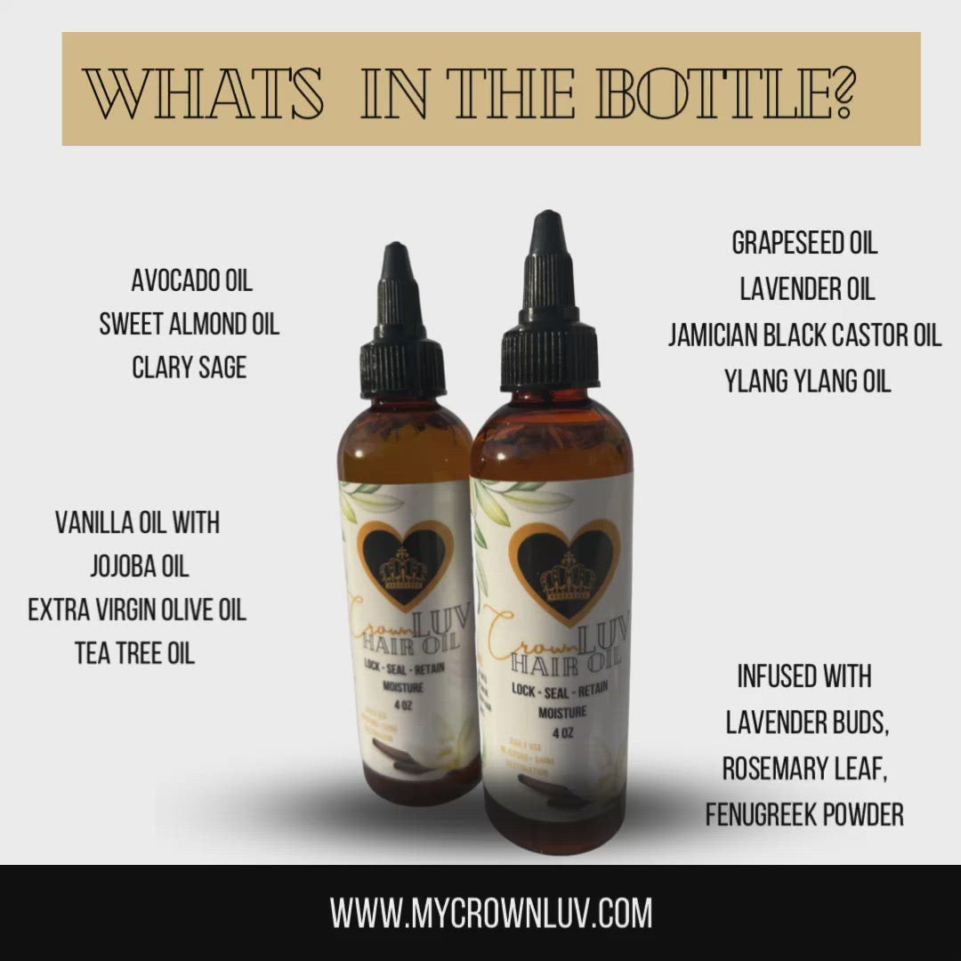 moisturizing hair oil 🔑Key Ingredients: Avocado 🥑 oil, Lavender oil, Extra Virgin Olive 🫒 oil, Jamaican Black Castor Oil, Grapeseed 🍇 oil, Tea Tree 🌳 oil, Fenugreek Powder, Rosemary Leaf