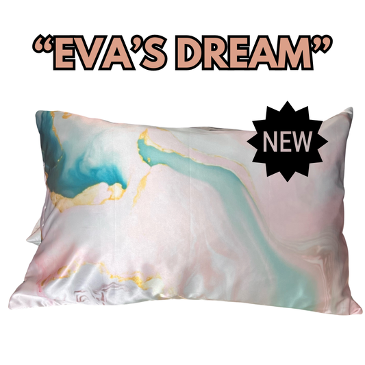VEGAN SATIN PILLOWCASE- "EVA'S DREAM"